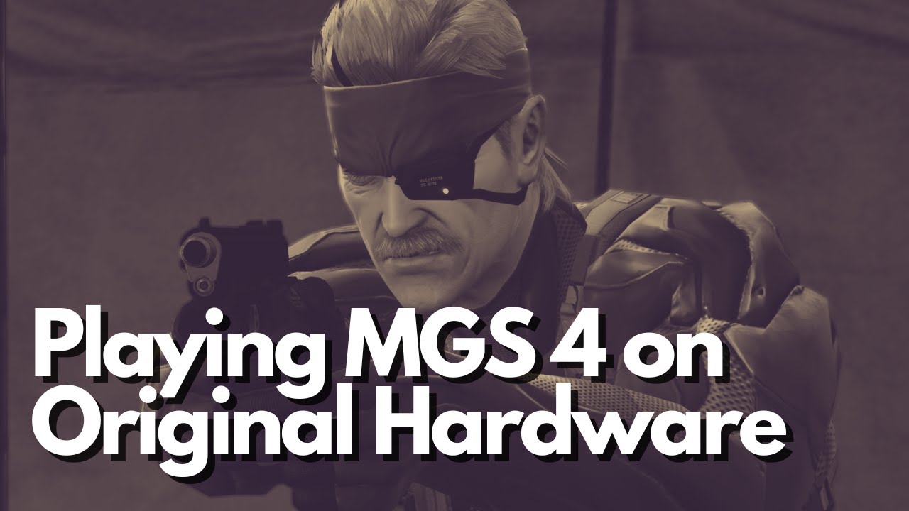 MGS4 in 2026 Playing on my 17 year old ps3