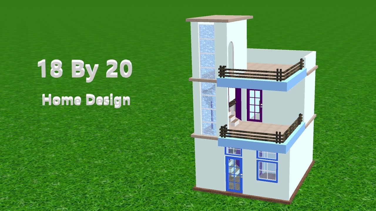18 x 20 SMALL HOUSE DESIGN II 18 x 20 GHAR KA NAKSHA II 360 SQFT HOUSE PLAN II 18 x 20 House Plan