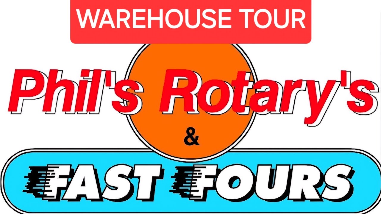 Kingatow Crew #193 Phils Rotarys warehouse tour and parts search and more 808/Rx3 parts