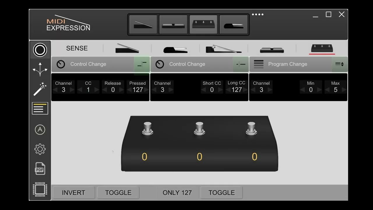 MIDI Expression - Switch Modes