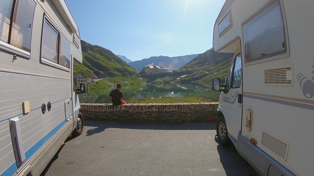 Colle del Gran S. Bernardo in camper. Da Aosta a Martigny