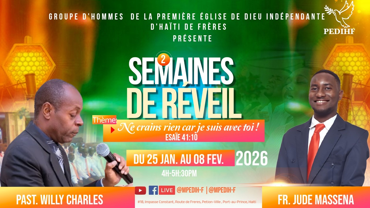 7e Soirée de Reveil du groupe D'Homme de La  PEDIHF|| 01 Février 2026 || PEDIHF