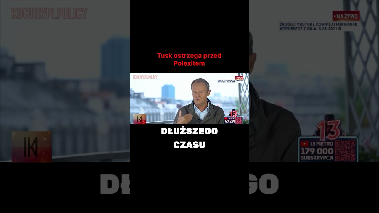 Tusk ostrzega przed Polexitem