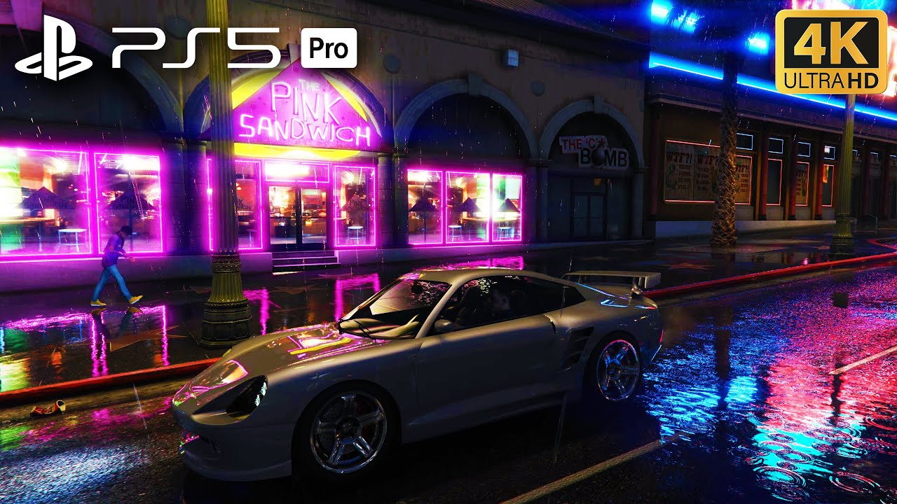 Grand Theft Auto V (GTA 5) - PlayStation 5 Pro Gameplay 4K