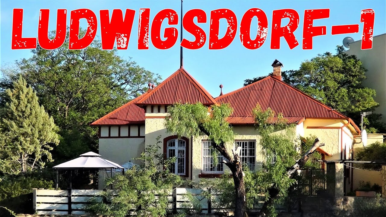 Driving in upmarket Ludwigsdorf suburb Windhoek, Namibia, southern Africa, part 1