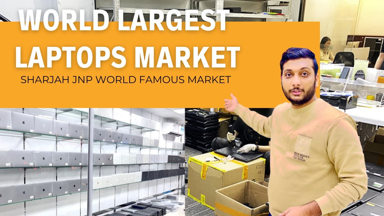 A Tour of Sharjah's JNP World Famous Laptop Market | Exploring Sharjah's 