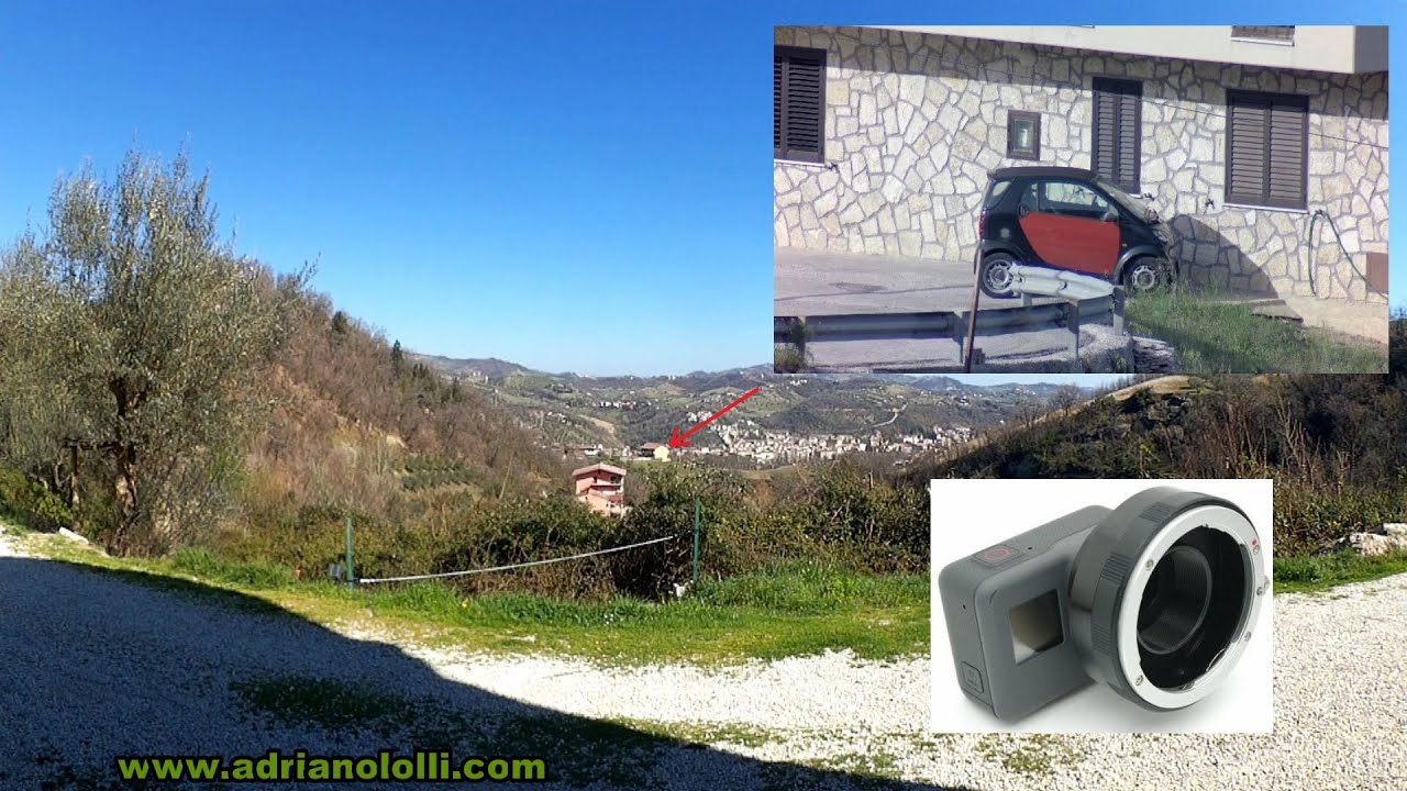 GoPro Modifica e Collaudo con ottiche reflex