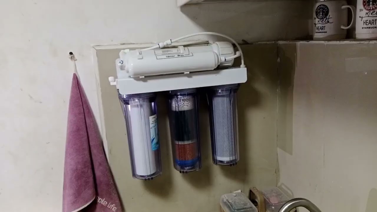 FRP TANK INSTALLATION W/ 4 STAGE ALKALINE FILTER