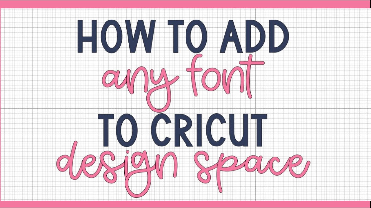 Add Any System Font to Cricut Design Space ✨