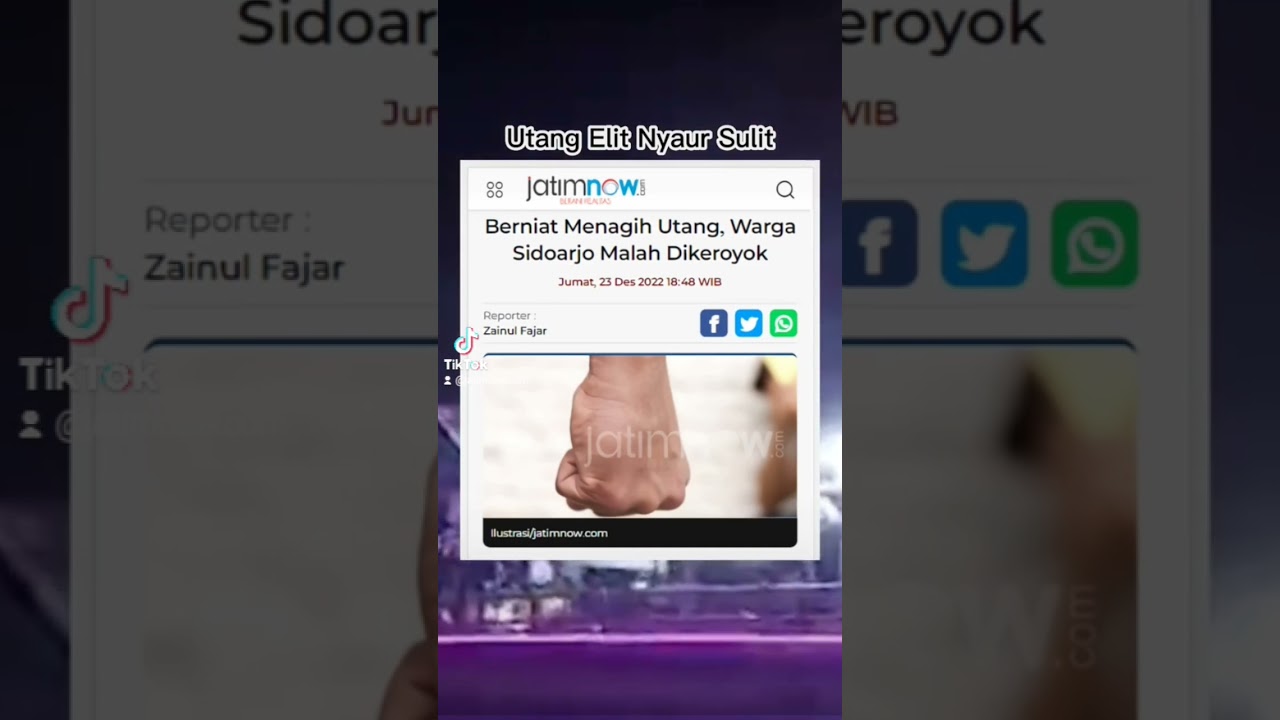 Berniat Menagih Utang, Warga Sidoarjo Malah Dikeroyok #shorts #tagihutang #pengeroyokan #sidoarjo