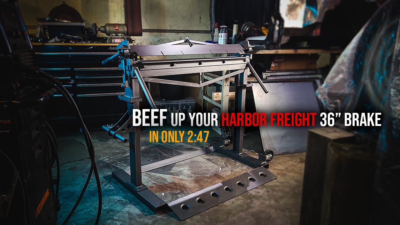 КРУГОВАЯ модернизация тормозной системы Harbor Freight. Сварка, металлообработка и изготовление