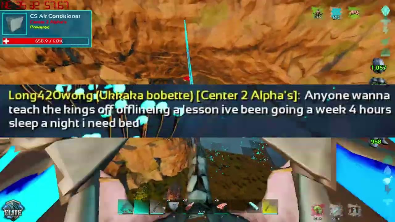 ASA | Elit ARK Solo-Duo | Underworld cave Raid | Center 2 Alpha's