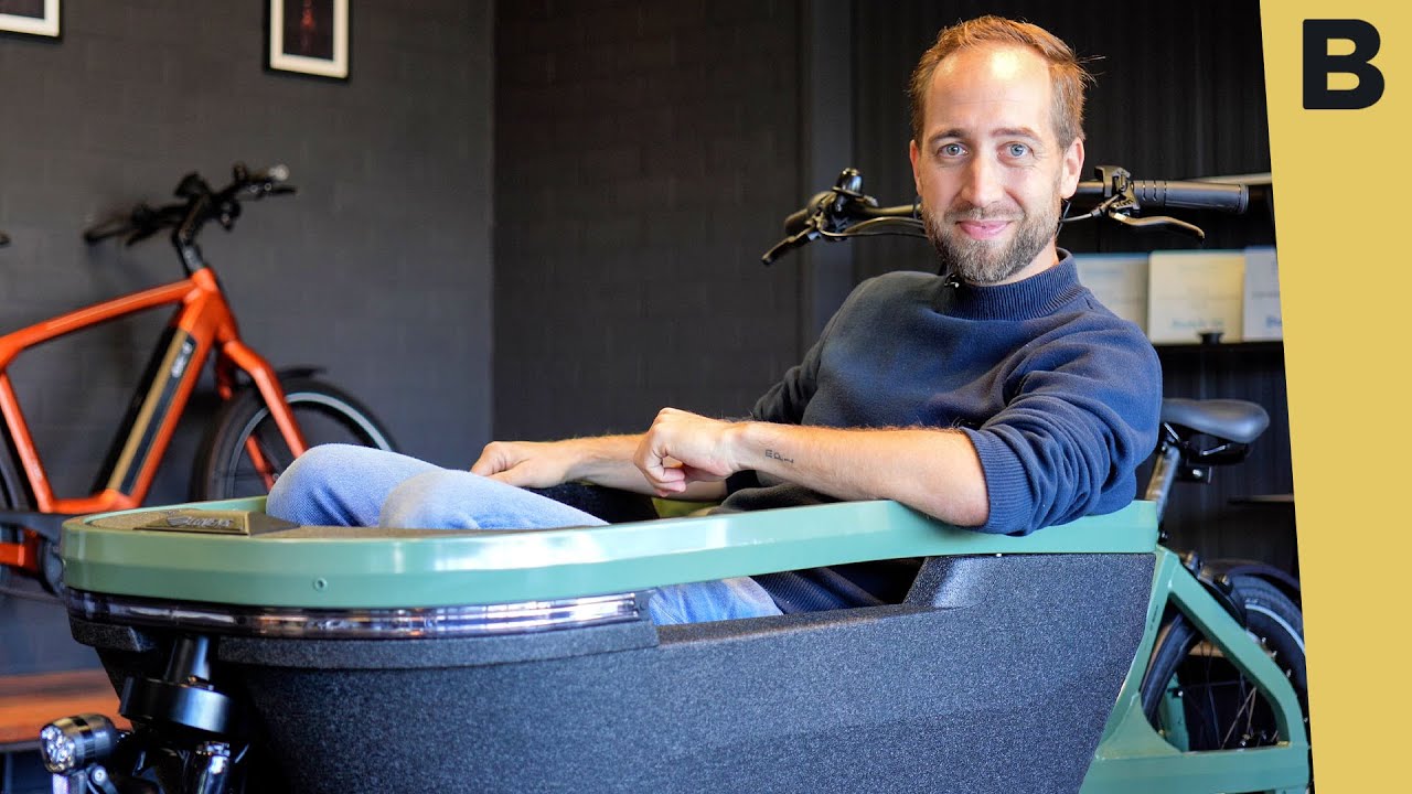 De E-BAKFIETS van Lovens kan je auto vervangen