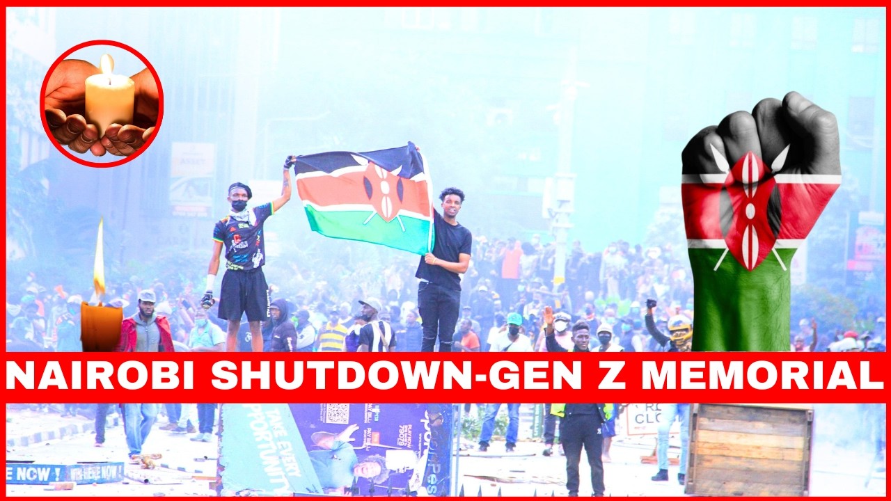 🔴 LIVE!! Breaking: Gen Z Shuts Down Nairobi CBD Ahead of Today's June 25th Memorial.
