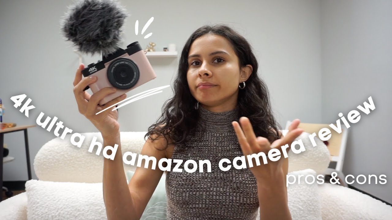 Пробую самую дешевую камеру на Amazon, боже мой... | Обзор розовой 4K Ultra HD камеры VETEK