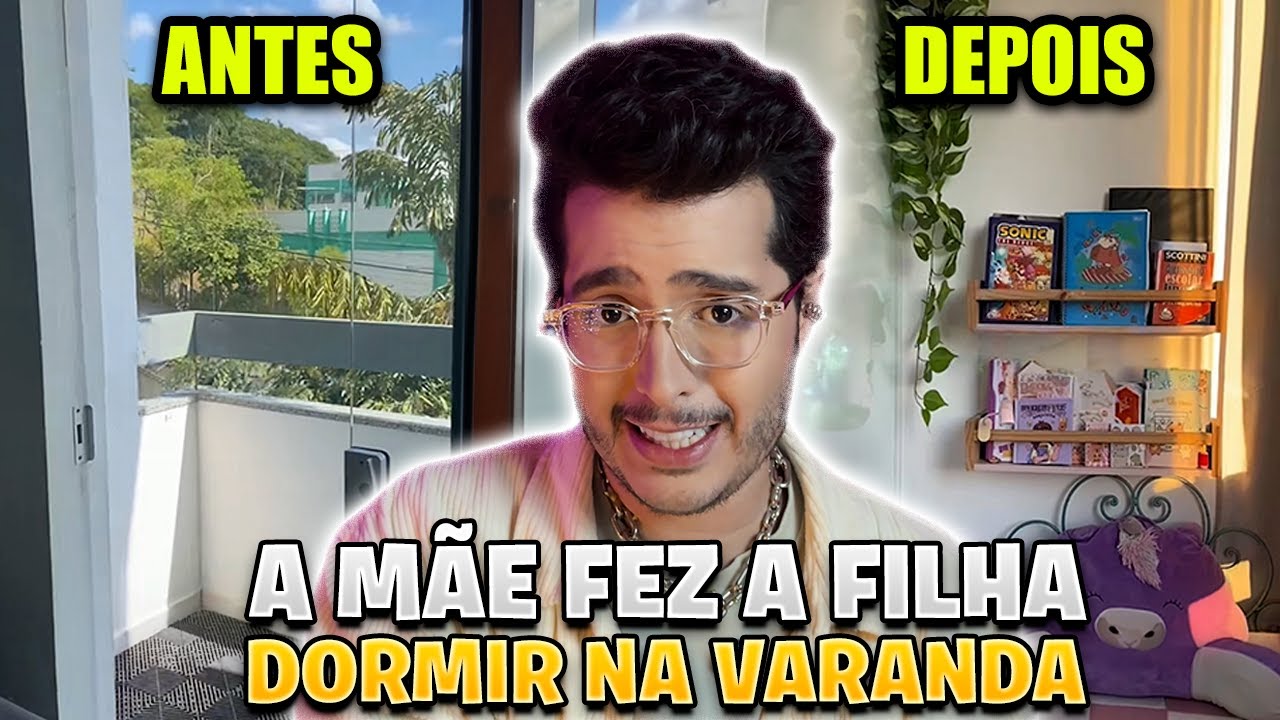 Essa MÃE  colocou a FILHA pra dormir na VARANDA - Bruno Baroni