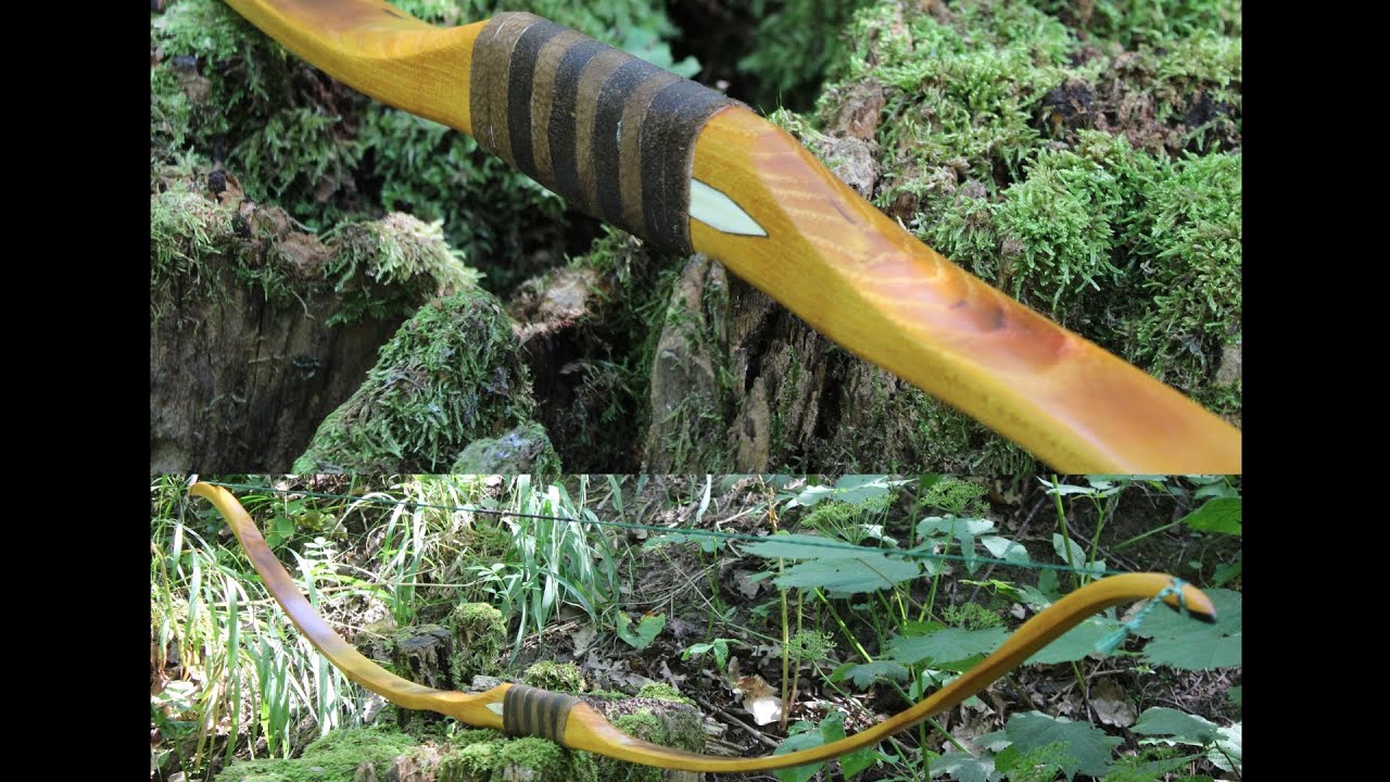 Osage Orange Static Recurve Bow - Start to finish