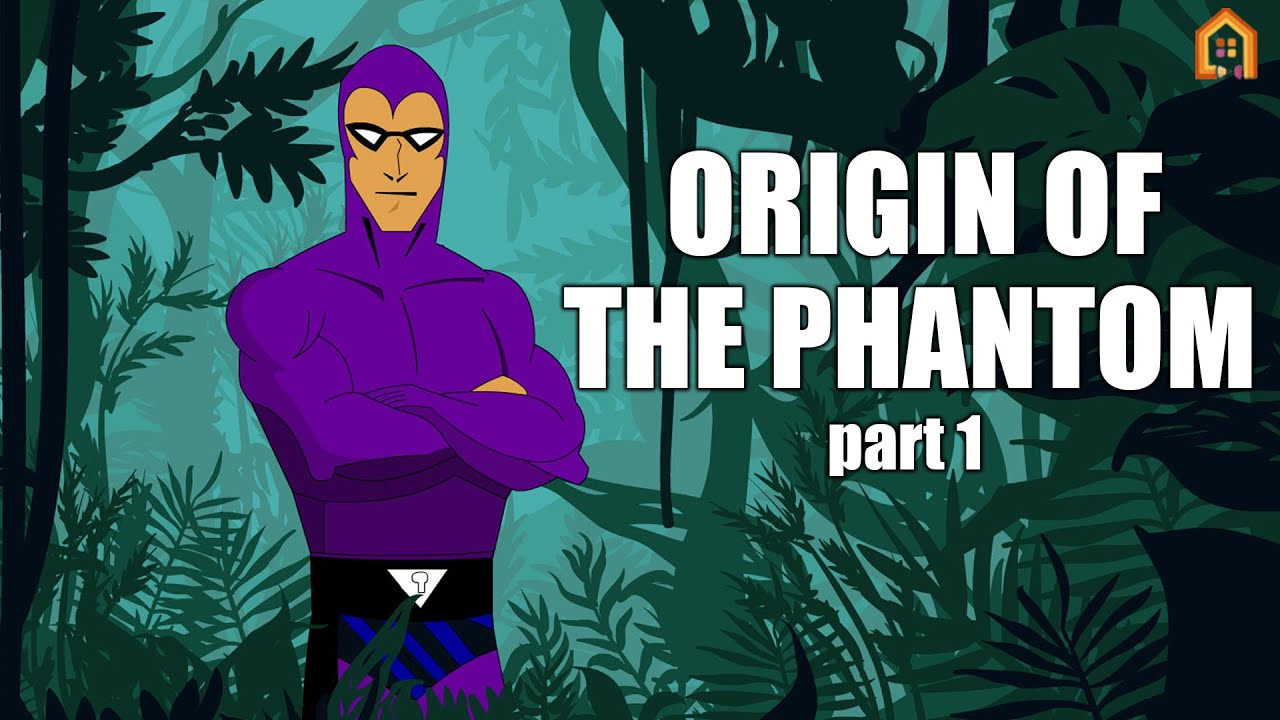 Origin of The Phantom | Animated | part 1 | Nostalgia #thephantom #indrajalcomics
