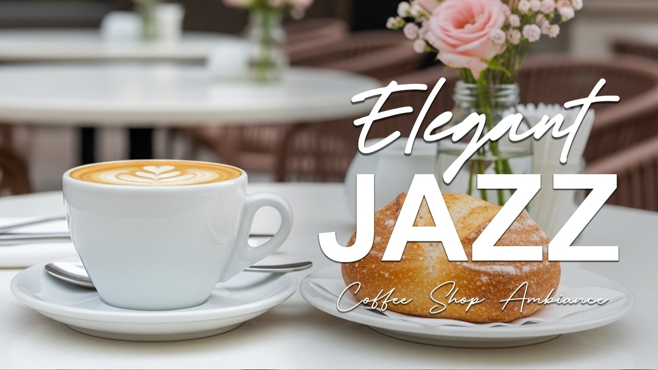 Elegant Jazz ☕ Coffee Shop Ambiance for Relaxing, Holiday and Happy Moods