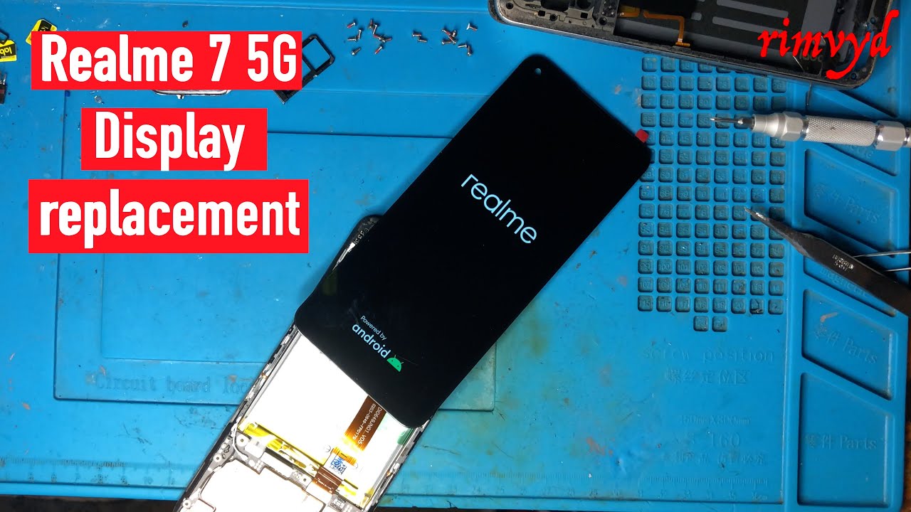 Realme 7 5G ,how to disassembly ,display replacement