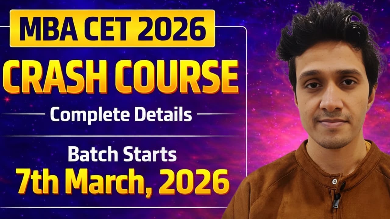 MBA CET 2026 Crash Course || 50 Days Dedicated Batch || Batch Starts 7th March, 2026 || Mock Zone