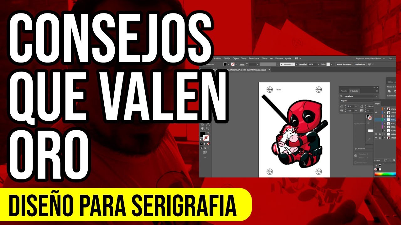 ¿CÓMO SEPARAR COLORES en SERIGRAFÍA? | SEPARACIÓN  de COLORES para SERIGRAFÍA ILLUSTRATOR