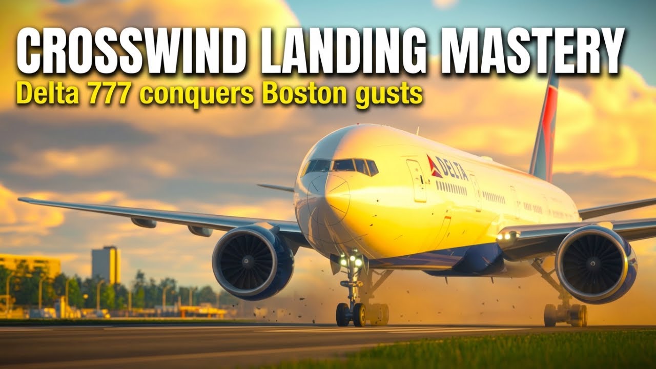 Boeing 777 Makes DANGEROUS Landing at Boston Airport