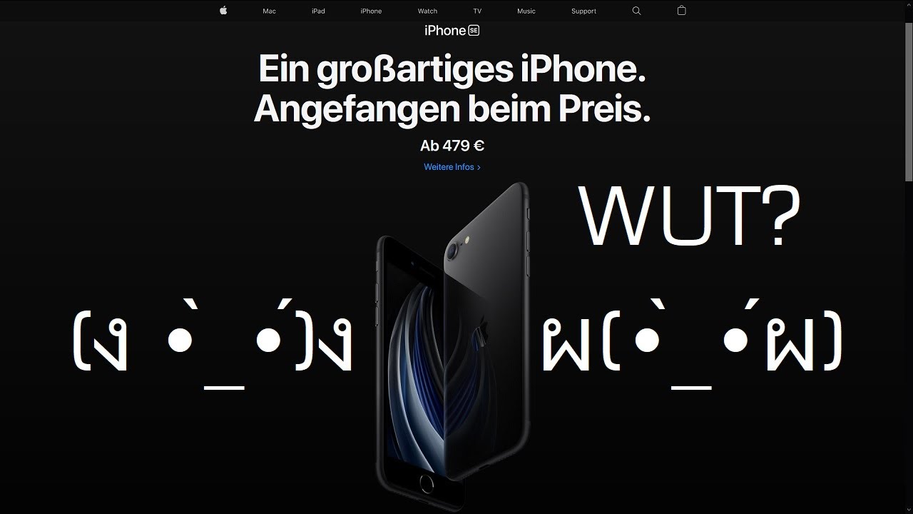 Apple: Alle feiern das neue iPhone SE 2020 - ABER .... - Moschuss.de