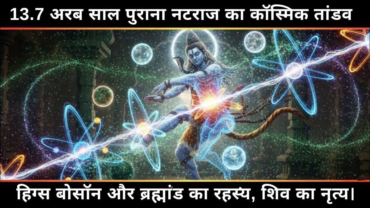 शिव तांडव का रहस्य | 13.7 अरब साल पुराना नटराज का कॉस्मिक तांडव | हिग्स बोसॉन और ब्रह्मांड का रहस्य।