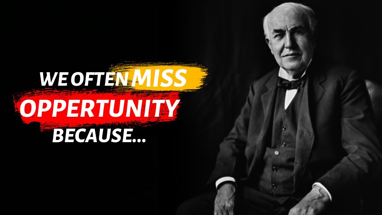 Inspirational Life changing Quotes By Thomas Alva Edison | Best Life Changing Quotes | Books Library