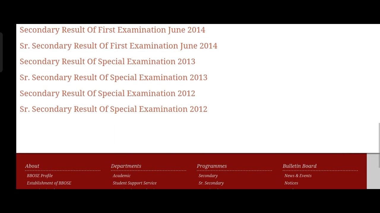 BBOSE Result June 2022
