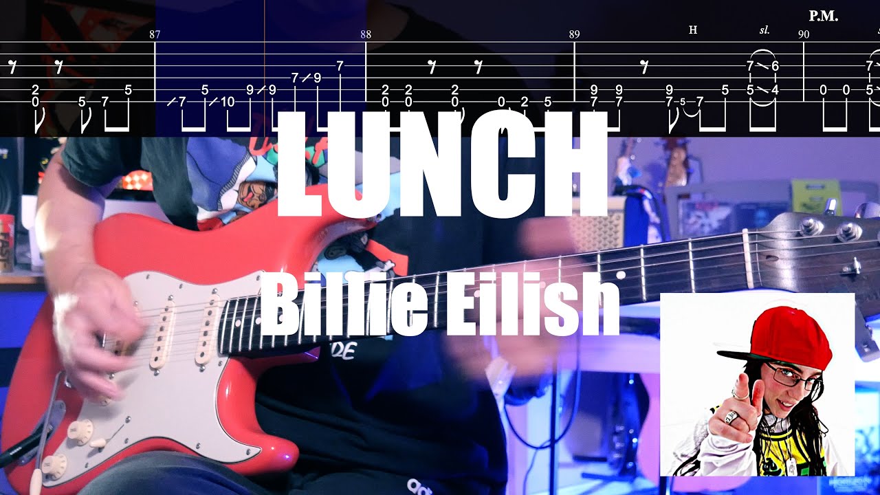 【TABS】LUNCH / Billie Eilish Guitar Cover【Play Along!】