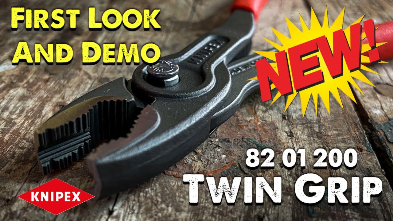 Knipex Twin Grip Pliers First Look and Demo! These Things Grip Like Nothing Else On The Market!