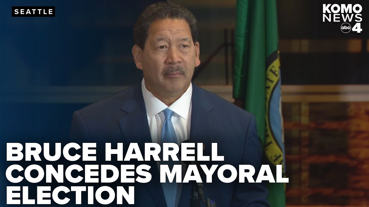 FULL SPEECH: Bruce Harrell concedes Seattle mayoral race to Katie Wilson