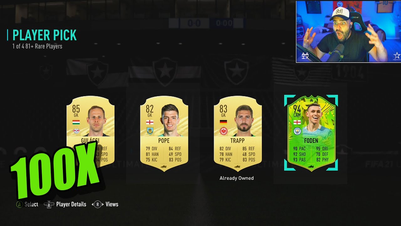 OMG I PACKED 94 FODEN!! 100x 81+ PLAYER PICKS!!! *5 PTG PACKED* FIFA 21 Ultimate Team