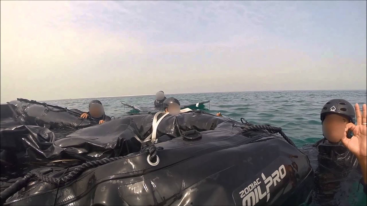 Zodiac Milpro Futura Commando - Air Drop and Underwater Cache - Special technics