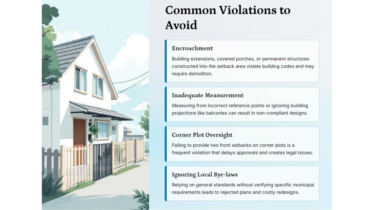Setback Area in Residential Building