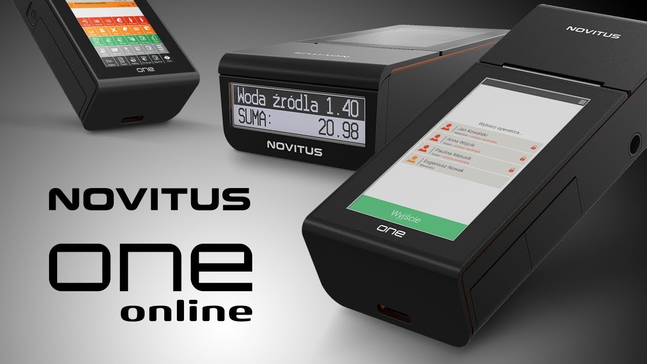 Novitus One - kasa fiskalna online - tak mała a tak potężna.