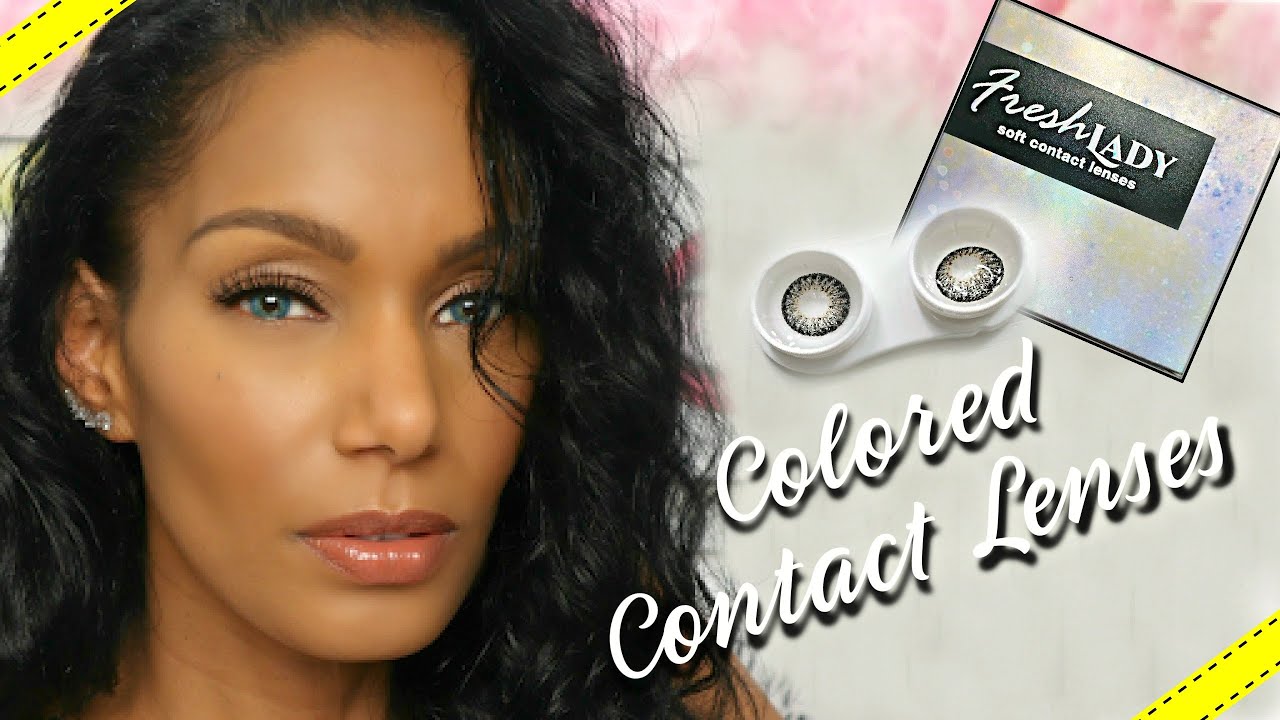 Цветные контактные линзы MUST-SEE от FreshLady Eye │ TRY ON DEMO