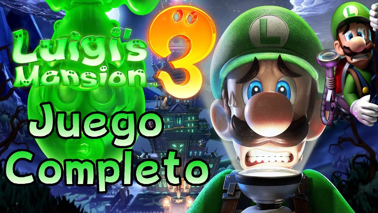 Luigi's Mansion 3 Juego Completo en Español - Full Game Historia Completa