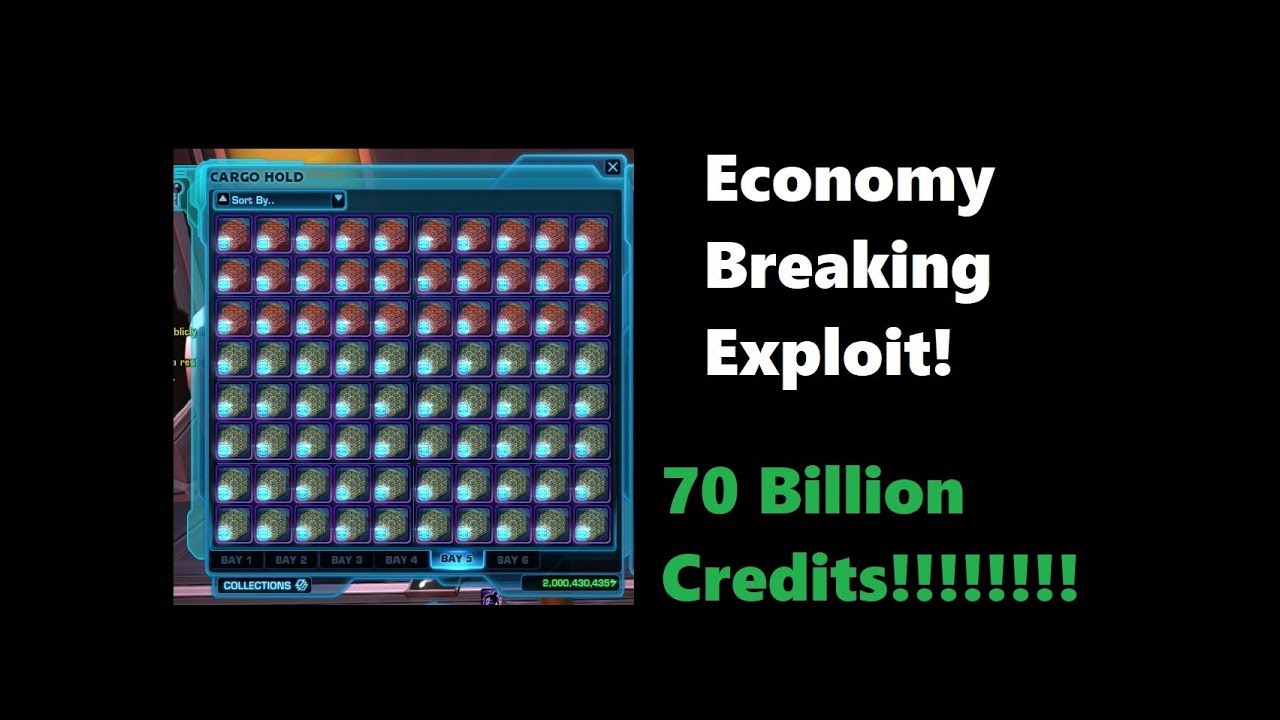 SWTOR: 2.6 Billion Credits in One Day |Largest Exploit in SWTOR|