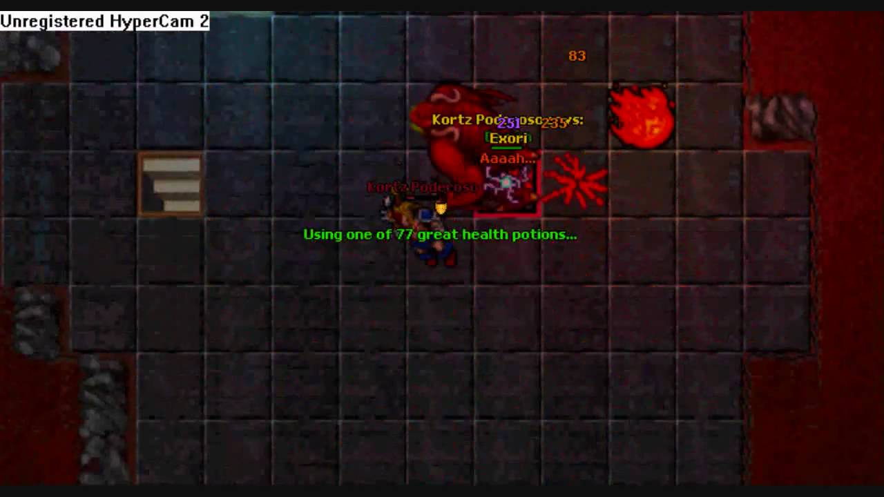 Tibia - Lvl 100 and solo demon