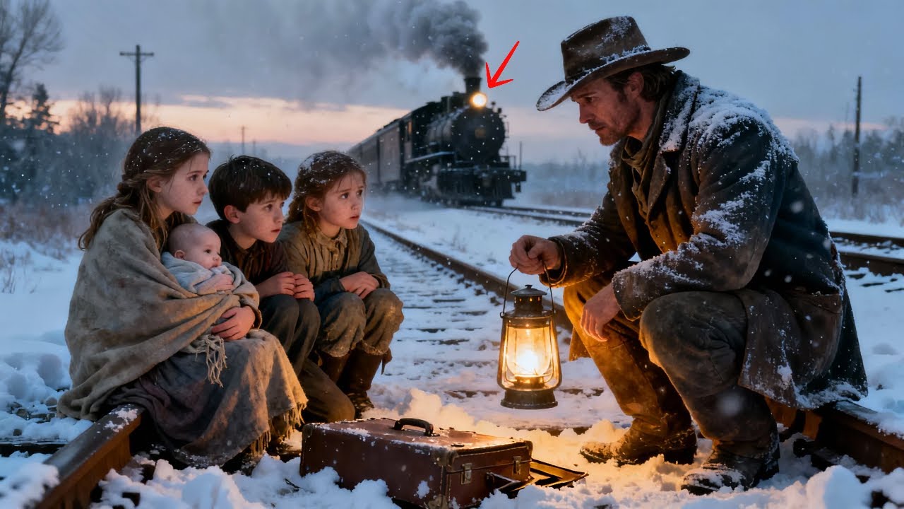 Four Orphans Slept Near the Tracks — Then a Lone Cowboy Stopped