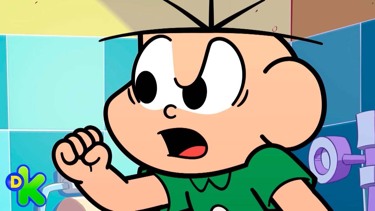 Cebolinha estressado por ser babá | Turma da Mônica | Discovery Kids Brasil
