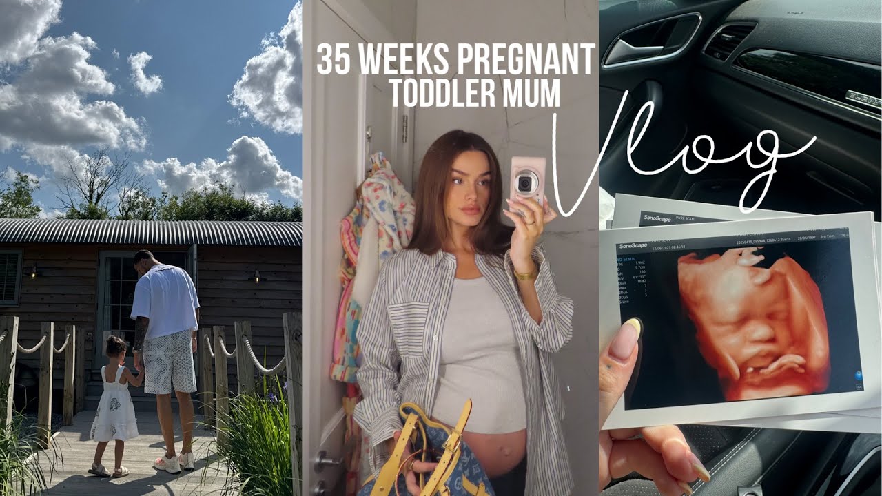 Nesting, final scan, surrendering to childcare?! - weekly vlog