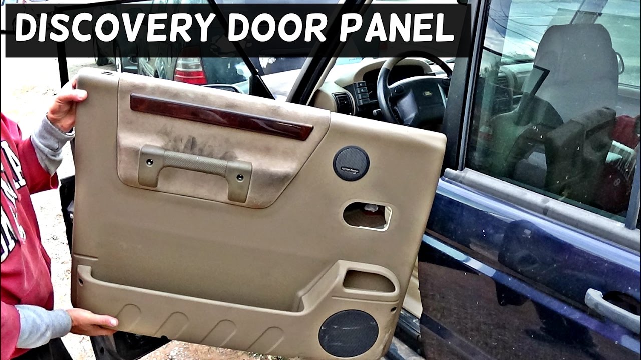 LAND ROVER DISCOVERY FRONT DOOR PANEL REMOVAL 1998 1999 2000 2001 2002 2003 2004