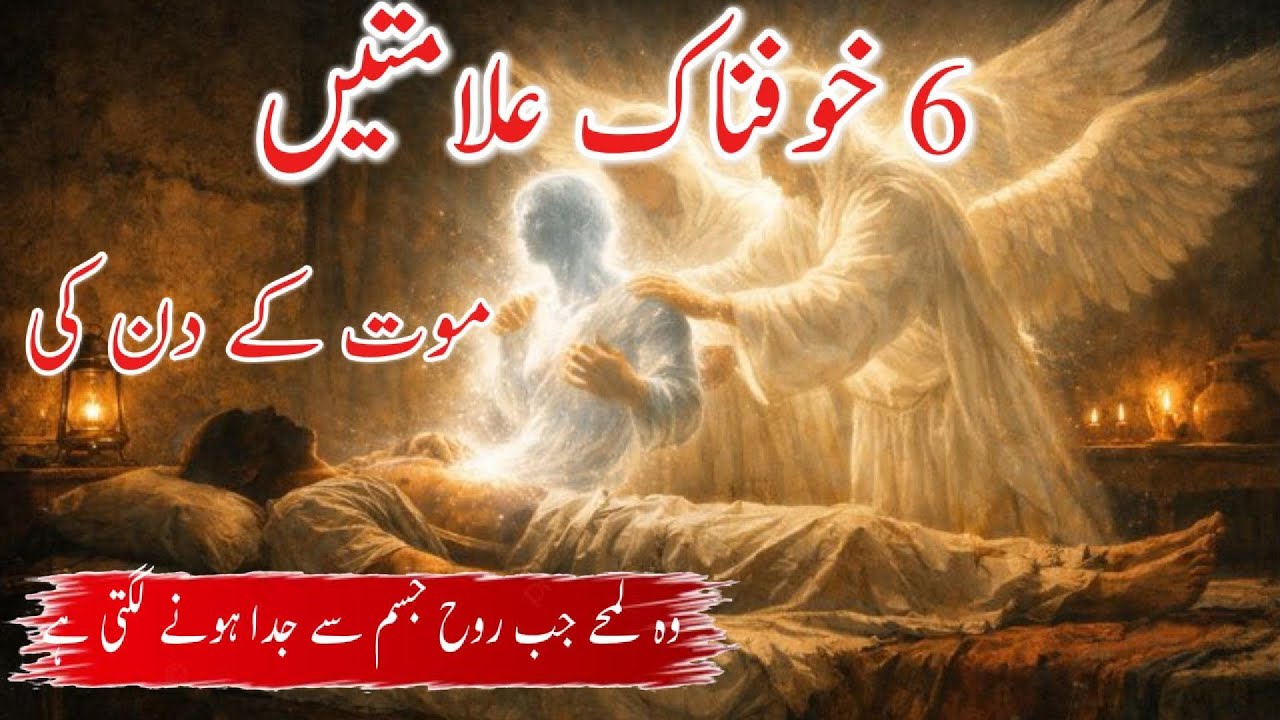 Mot k din ki 6 alamat | Maut k waqt insan ki kaifiyat | Buri maut ki alamat in urdu | Achi mot alamt