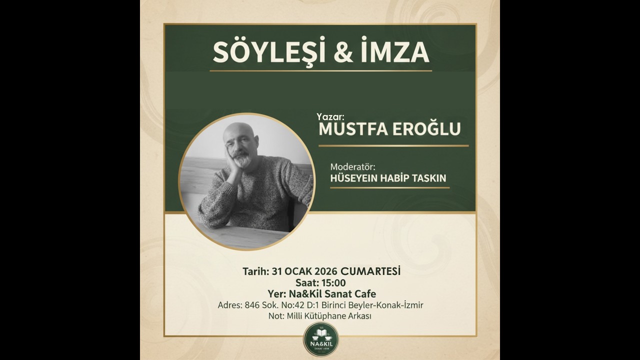 Şair Ve Yazar Mustafa Eroğlu  “Uçurum Terbiyesi” Kitabının Üzerinden Söyleşi