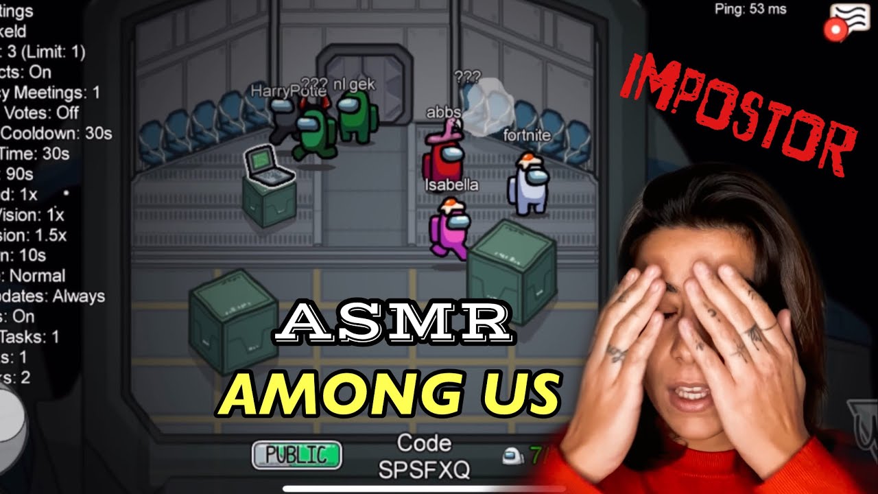 ASMR AMONG US 🎮 Gameplay ITA | ASMR ITA
