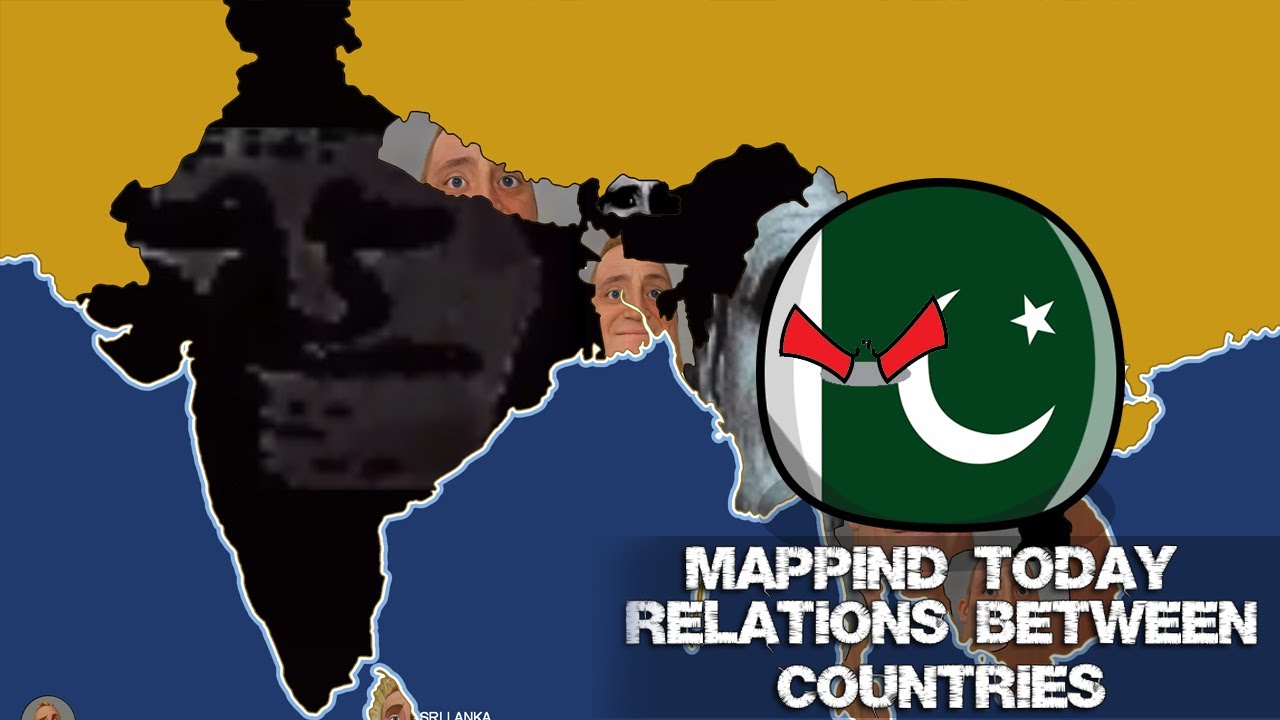 Mapping Today Asia (Relations between Countries - Pakistan) - Mr Incredible canny/Uncanny Part 58